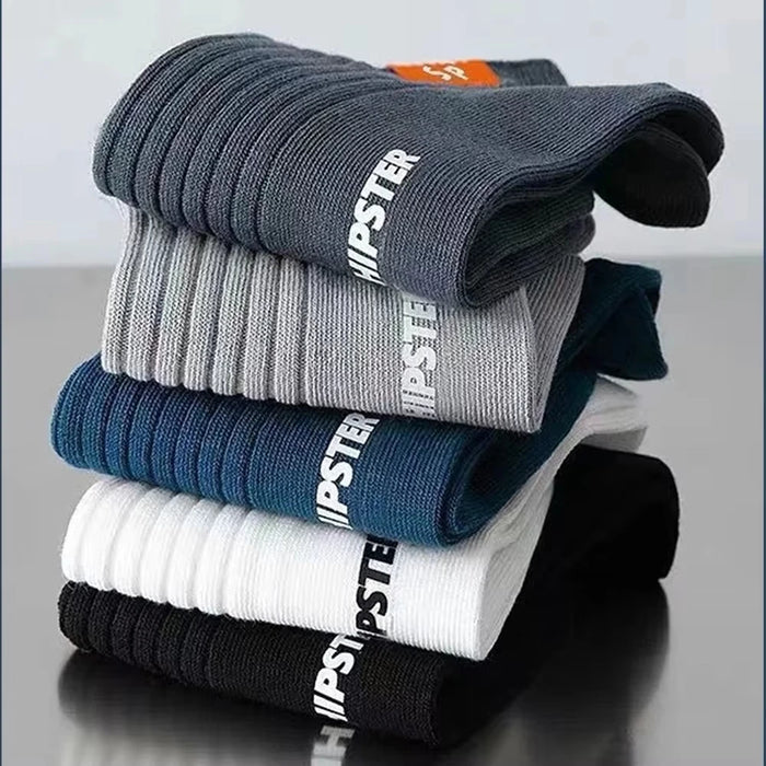5 Pairs Men Breathable Daily Short Socks