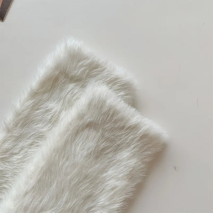 Mink Fleece Middle Tube Socks Men's Socks