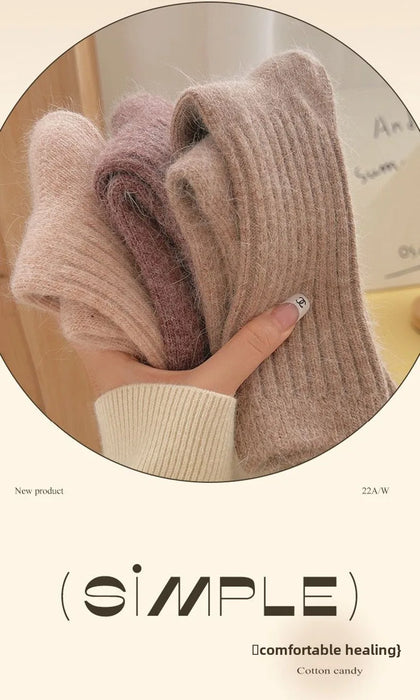 3-6-pairs-of-womens-winter-mid-tube-socks-plus-velvet-thick-warm-socks-soft-solid-color-japanese-style-long-socks