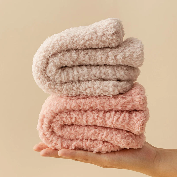 3 Pairs Women/ Men Slipper Winter Couple Socks