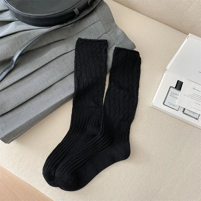 Ballet Wind Solid Color Stockings Socks