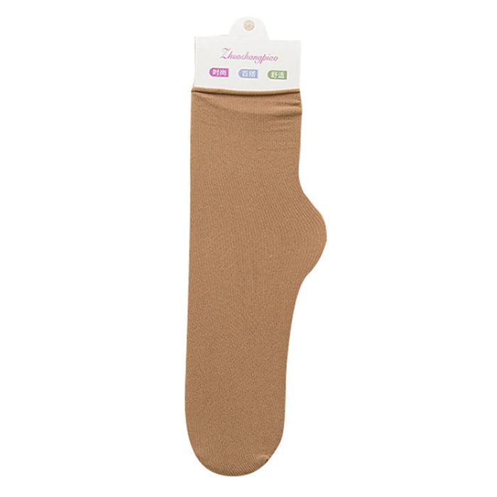 Ice Loose Calf Tube Sock Colorful Knee Nylon Socks