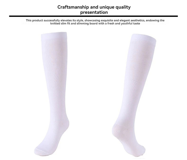 1 Pair Soild Color Compression Stockings