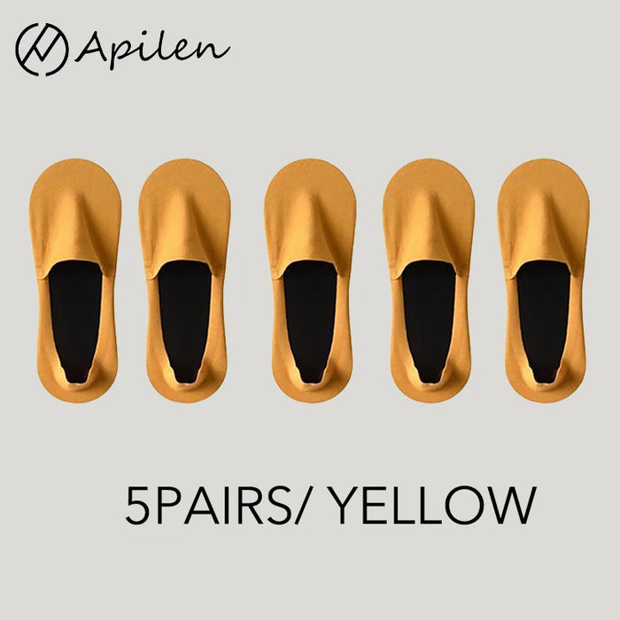 5P/ Men Non Slip Invisible Socks