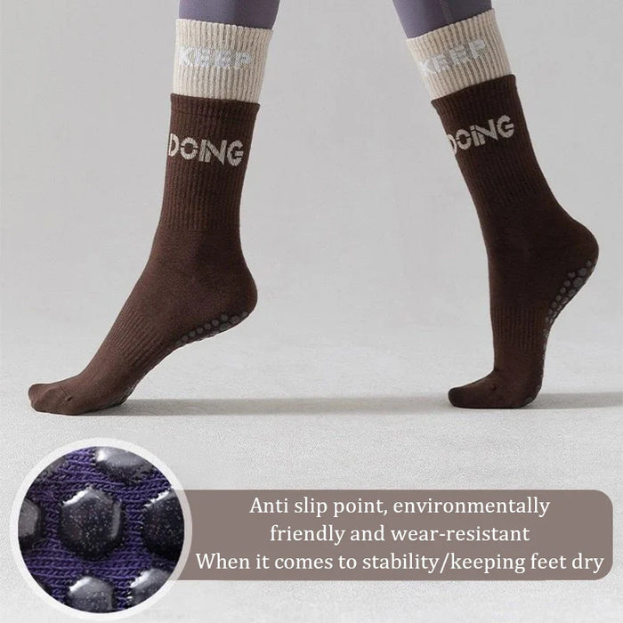 yoga-socks-womens-mid-calf-socks-fitness-sports-cotton-socks-long-tube-double-layer-socks-floor-non-slip-dance-socks