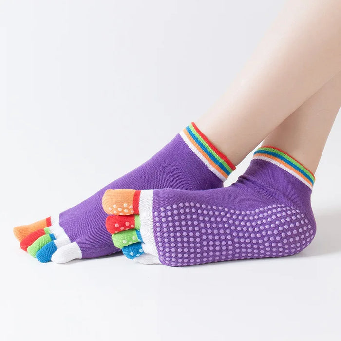 women-yoga-socks-non-slip-grips-cotton-pilates-socks-ladies-ballet-dance-sports-socks-for-yoga-fitness-workout-yoga-socks