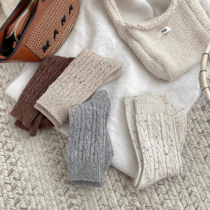 1-3-4-pairs-womens-wool-thick-socks-autumn-and-winter-striped-thick-warm-retro-coffee-womens-socks-mid-tube-socks