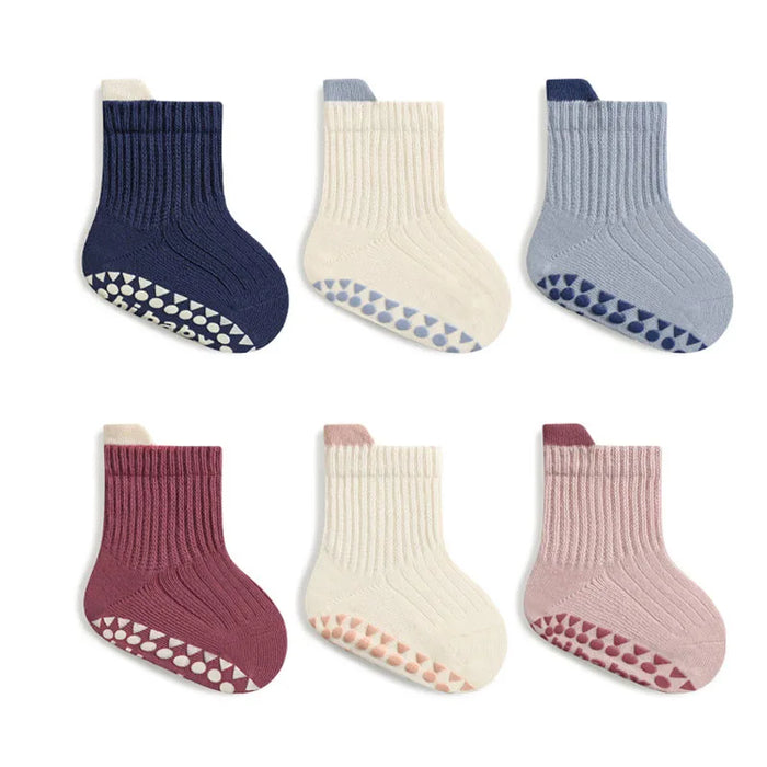 3 Pairs/  Kids Cotton Socks Boys and Girls Daily Simple