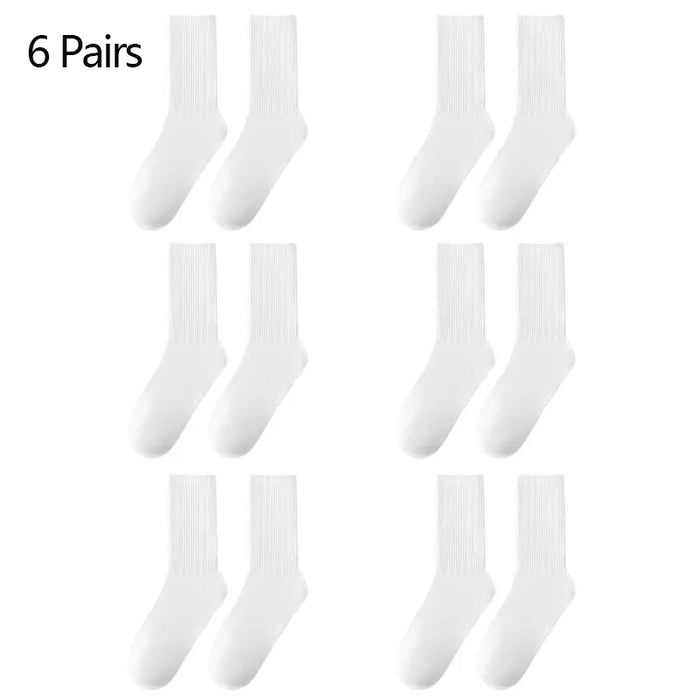 6/12 Pairs Middle Tube Socks For Men  Socks