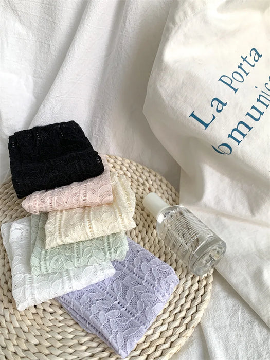 Summer Thin Hollow Breathable Loose Long Socks