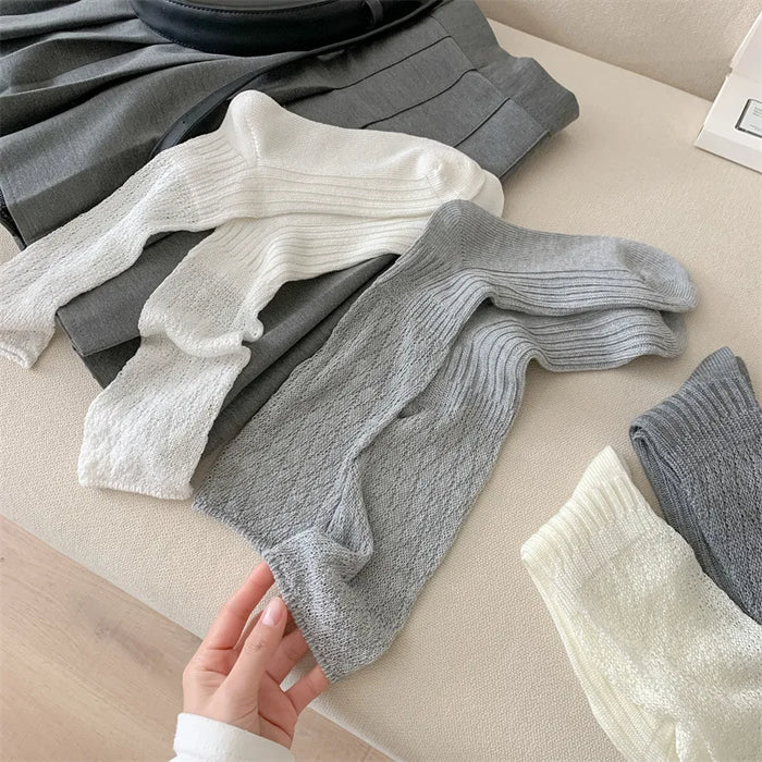 Ballet Wind Solid Color Stockings Socks