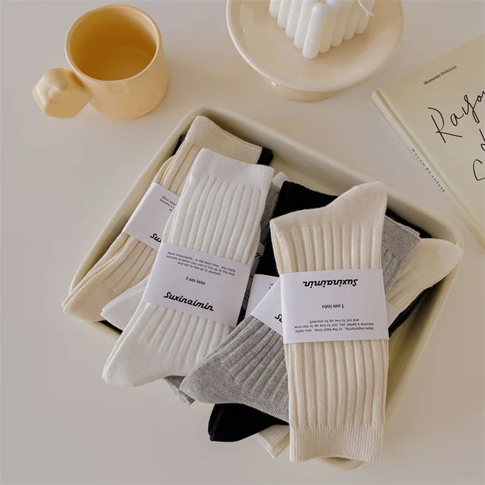 Japanese Style School Girls High Socks