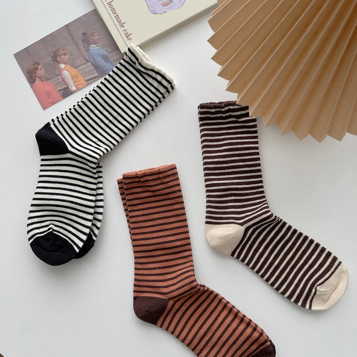 Retro Striped Socks