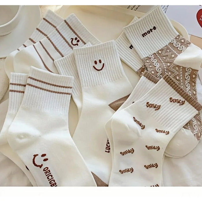 1-5-pairs-womens-mid-length-socks-autumn-and-winter-trendy-socks-trendy-letter-long-breathable-socks-sports-anti-odor-socks