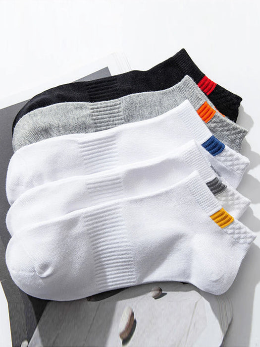 5 Pairs Low Tube Men Casual Socks