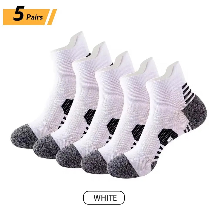 3/5Pairs Men's Sport Socks Breathable Outdoor Running