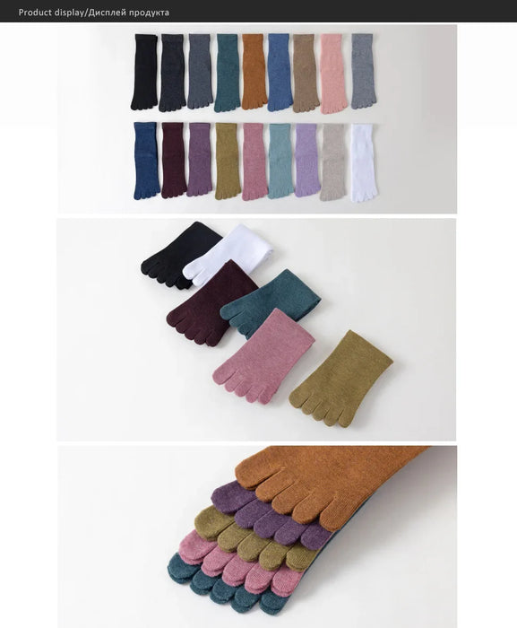 yoga-five-finger-socks-woman-girl-organic-cotton-solid-non-slip-young-casual-fashion-pilates-fitness-harajuku-socks-with-toes