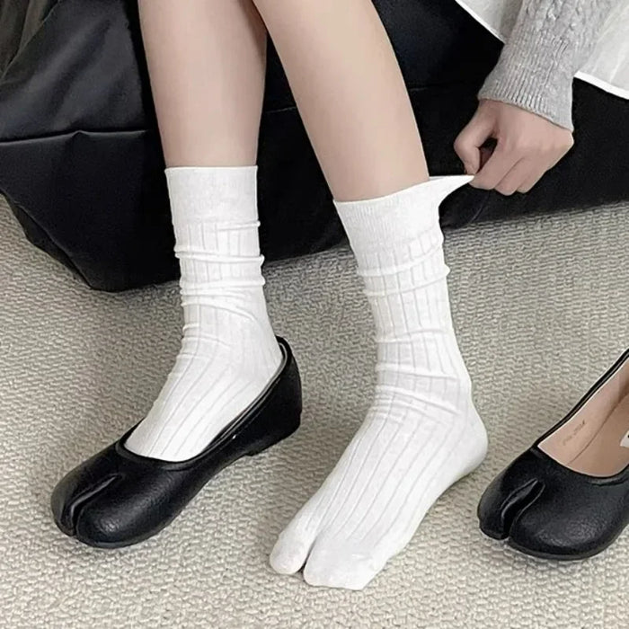 1/3 Pairs Japanese Tabi Toe Socks