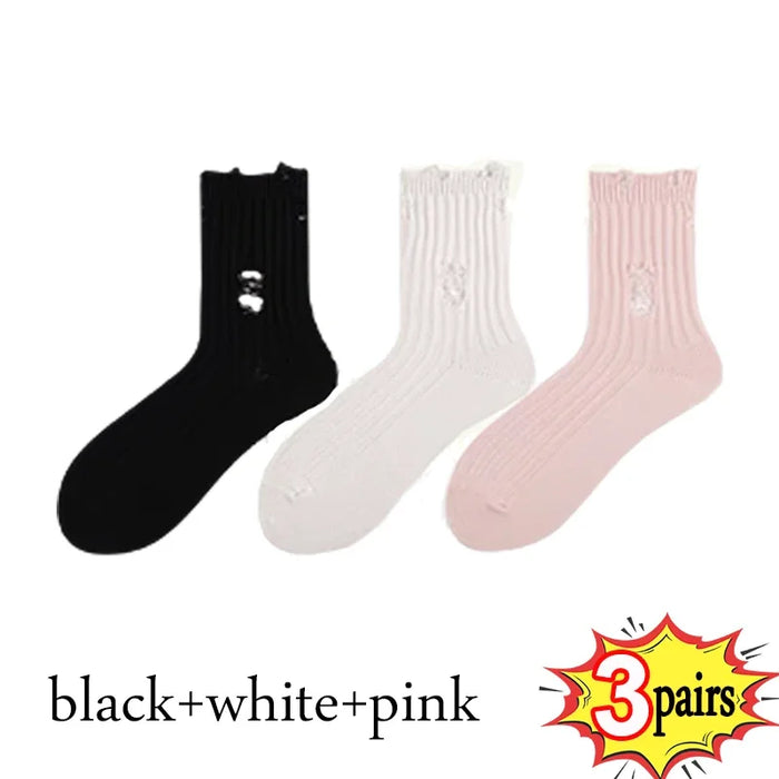 Women Ripped Socks