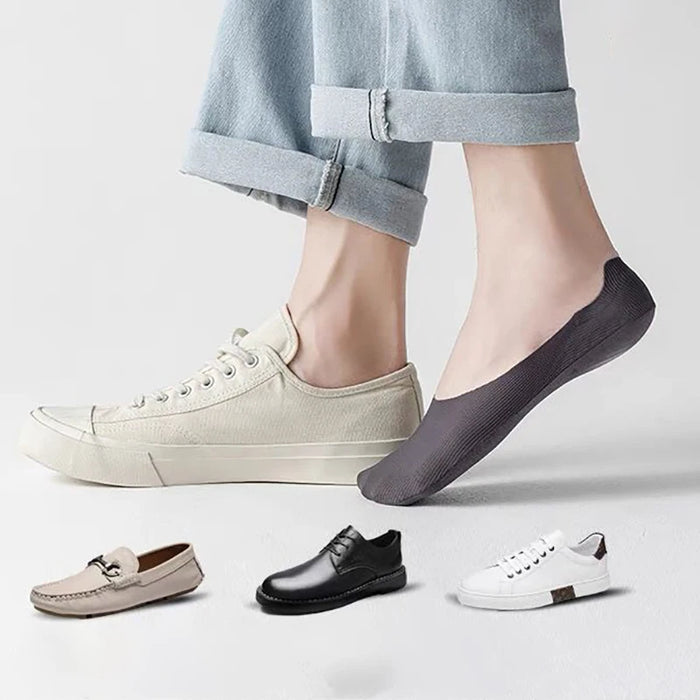 5P/ Men Non Slip Invisible Socks