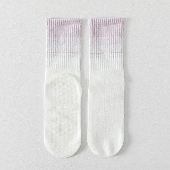 yoga-socks-womens-pilates-cotton-non-slip-silicone-indoor-fitness-dance-color-gradient-sports-socks