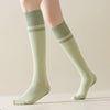 2-pairs-grip-pilates-socks-women-non-slip-yoga-fitness-calf-compression-socks-high-quality-cotton-running-sports-socks-ladies