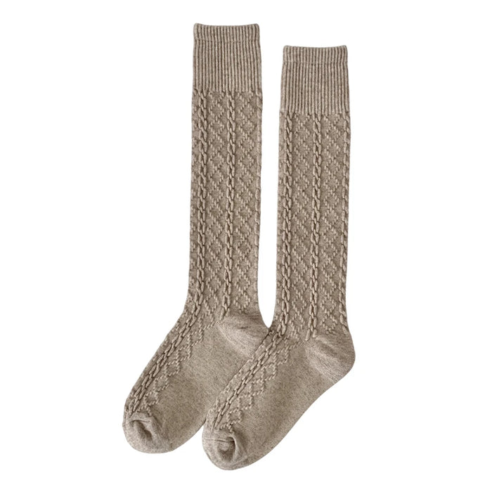 Retro Women Stockings High Quality Japanese Style Knee High Socks