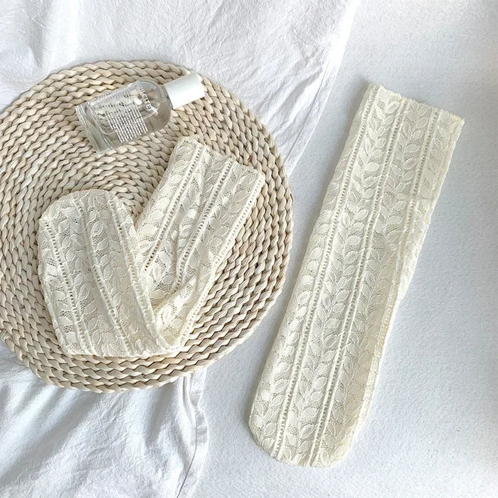 Summer Thin Hollow Breathable Loose Long Socks