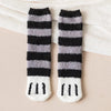 fashion-womens-cat-claw-stripes-3d-thick-warm-socks-cute-funny-fat-girl-cartoon-animal-toe-zebra-tiger-cat-foot-socks