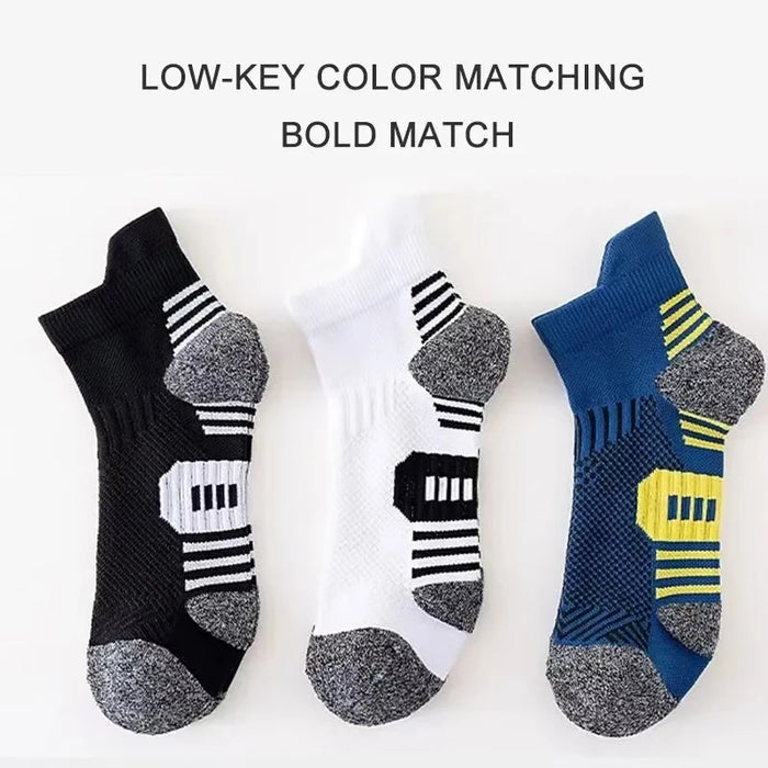 3/5Pairs Men's Sport Socks Breathable Outdoor Running