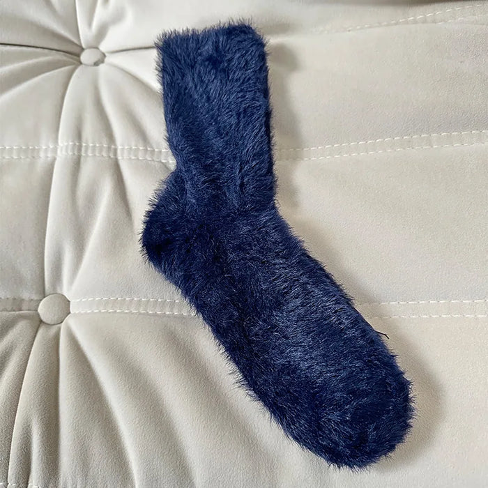 Mink Fleece Middle Tube Socks Men's Socks