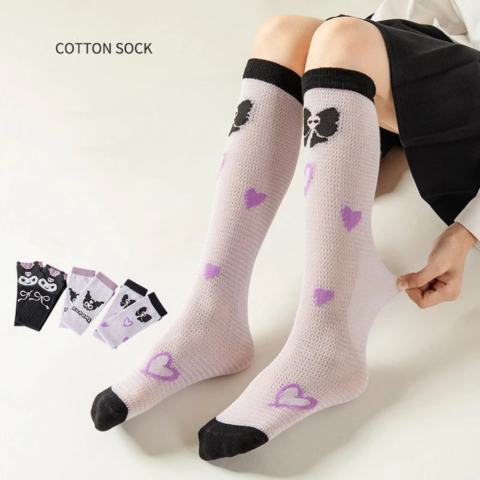 Sanrio Cartoon Comic Surrounding Calf Socks Cute Kuromi Socks