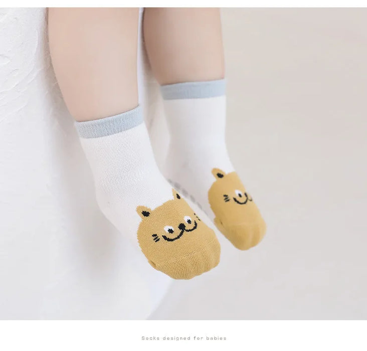 3 Pairs/Lot Autumn Winter Baby Non Slip Soft Floor Sock