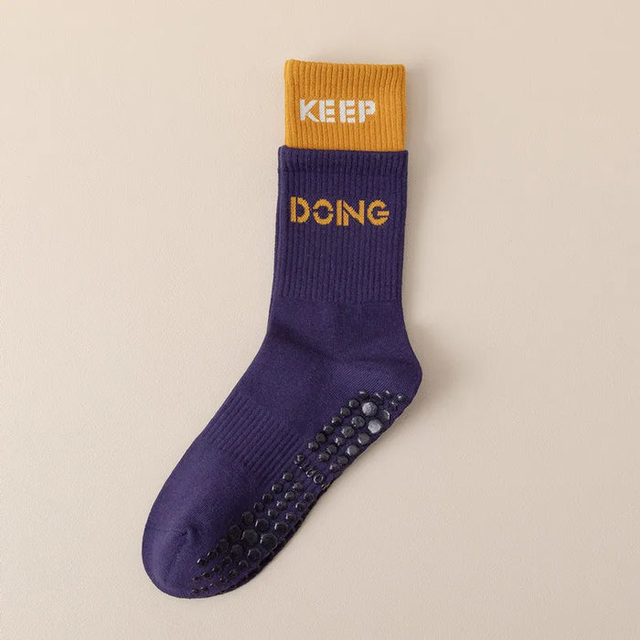 yoga-socks-womens-mid-calf-socks-fitness-sports-cotton-socks-long-tube-double-layer-socks-floor-non-slip-dance-socks