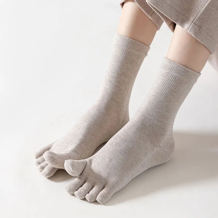 yoga-five-finger-socks-woman-girl-organic-cotton-solid-non-slip-young-casual-fashion-pilates-fitness-harajuku-socks-with-toes