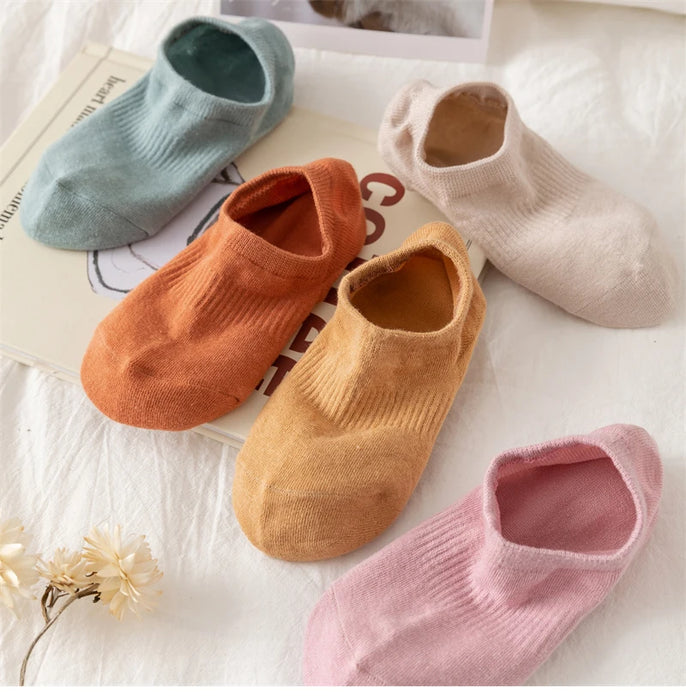 5 Pairs/  Invisible Low Cut Socks