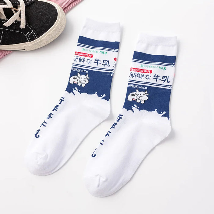 Fashion Streetwear Hip Hop Style Cartoon Socks