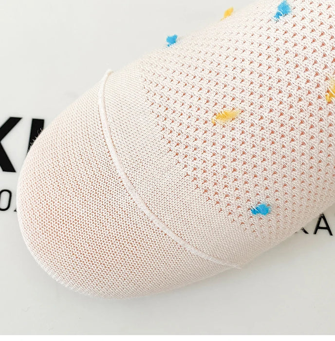 Colourful Dot Print Daily Summer Socks