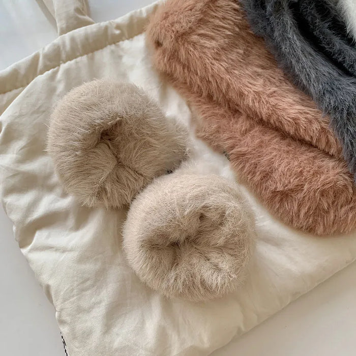 Mink Fleece Middle Tube Socks Men's Socks