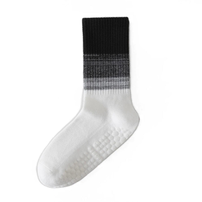 Pastel coloured anti slip yoga socks
