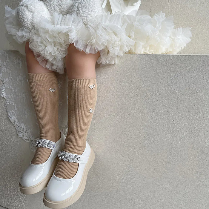 Bow Design Kids Simplicity Fashion  Socks