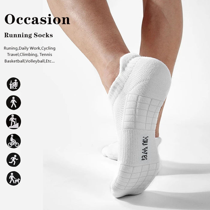 6 Pairs/Lot Men Running Socks Mesh Breathable Thin Sports Socks