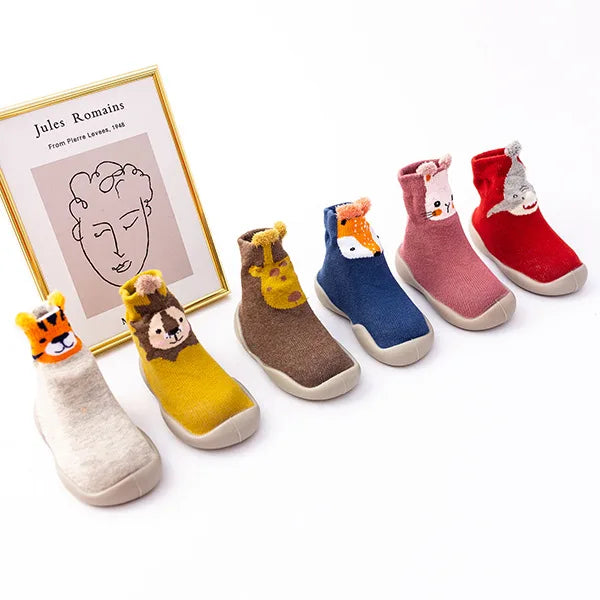 Multi-color Comfortable Floor Shoes Indoor and Outdoor Baby Walking Shoes