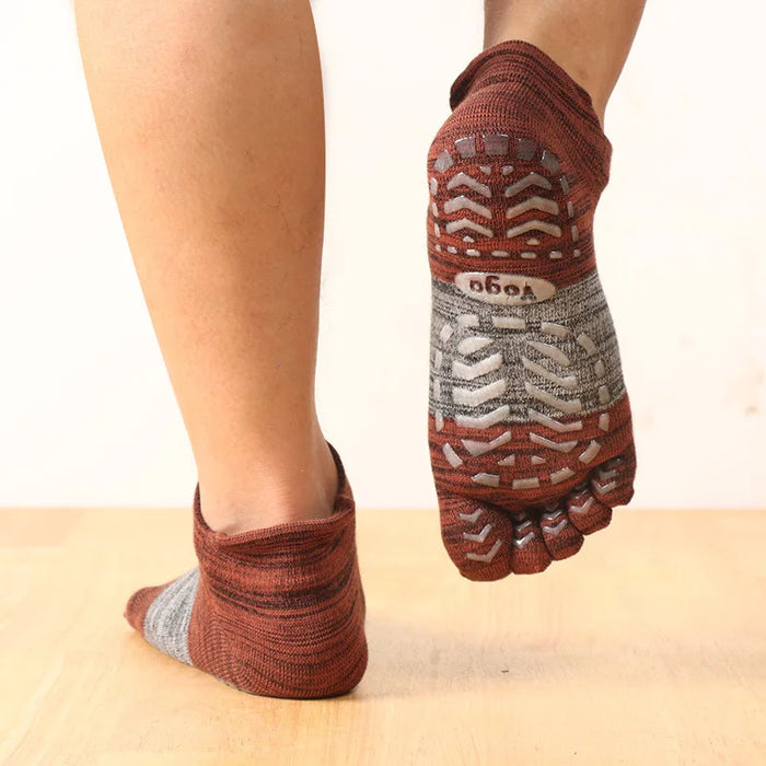 Men Full Toe Yoga / Pilates Socks