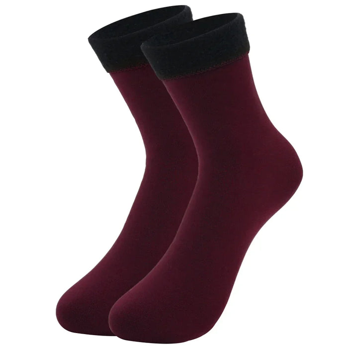 Winter Warm Women Socks Soft Thicken Thermal Plush Socks Girls