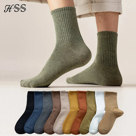 5-10-pairs-95-combed-cotton-socks-men-business-dress-long-socks-soft-breathable-spring-summer-colorful-sock-for-man-5pairs-lot