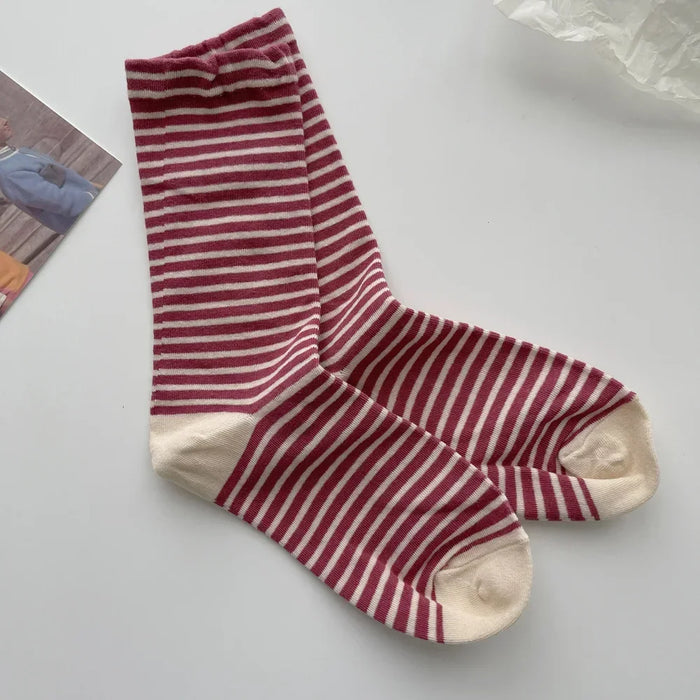 Retro Striped Socks