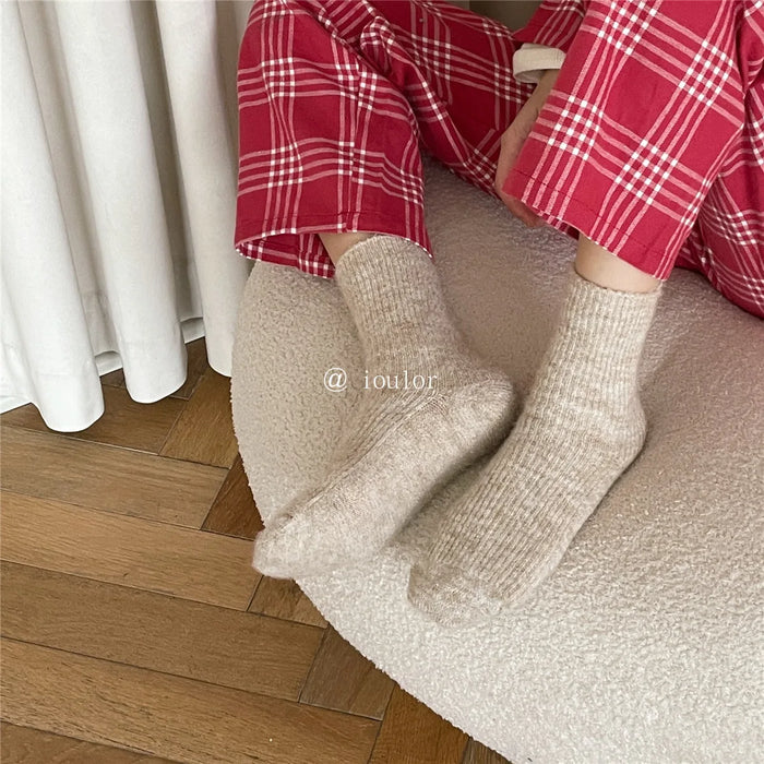 Thermal Women Socks 9% Wool Cashmere Thicken Warm Long Socks