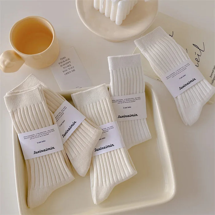 Japanese Style School Girls High Socks
