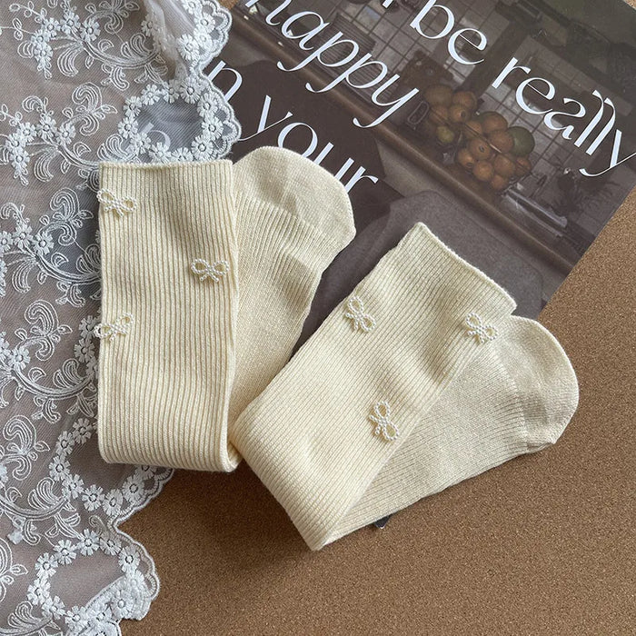 Bow Design Kids Simplicity Fashion  Socks